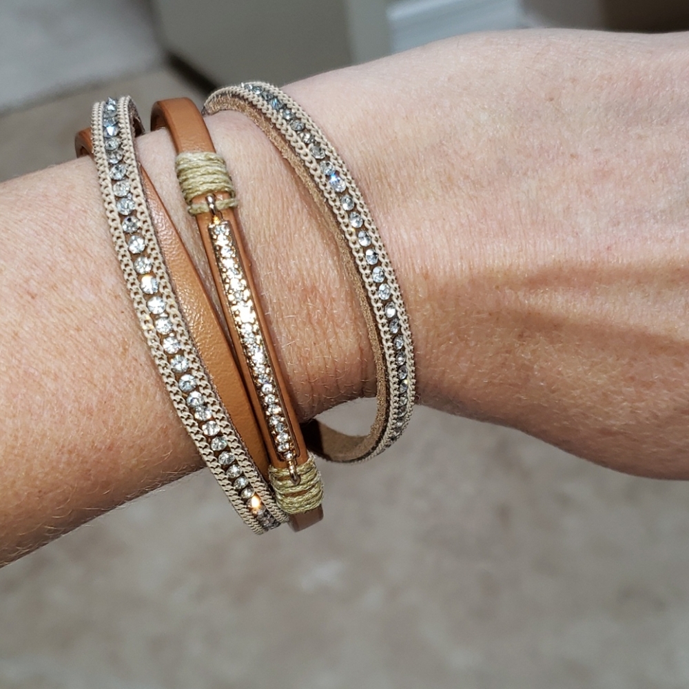 Sparkly wrap bracelet